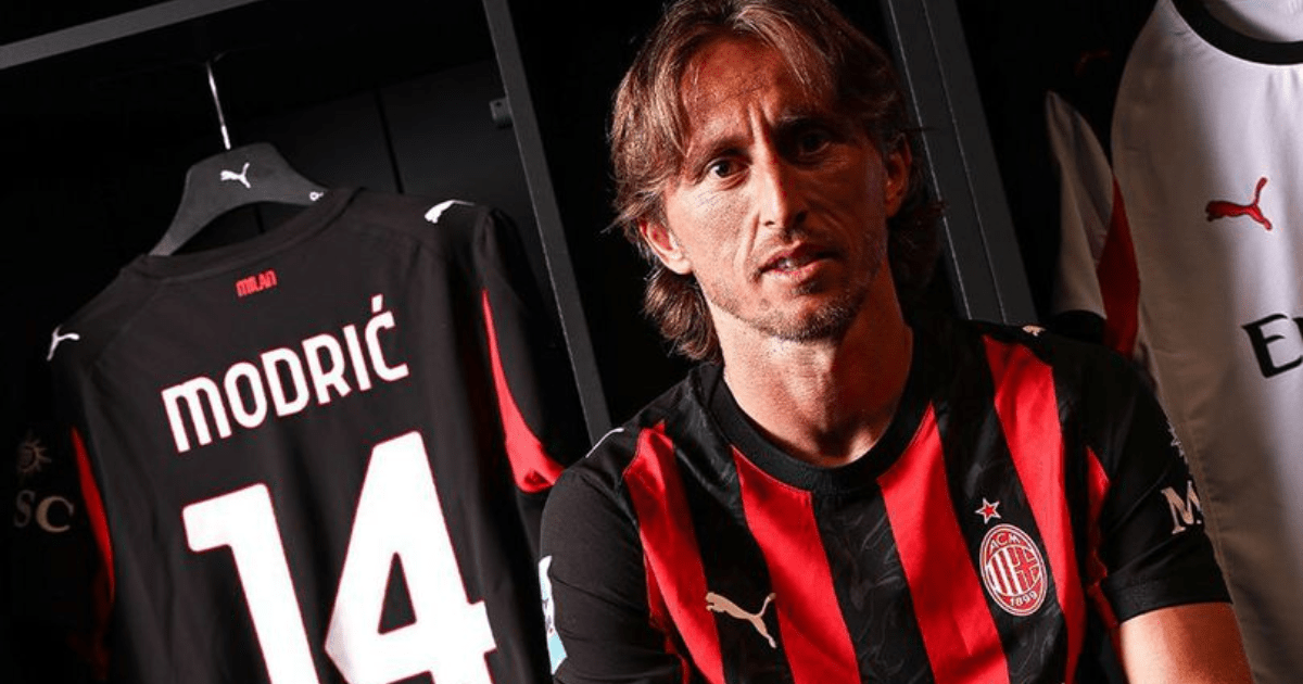 Modric Debut Milan
